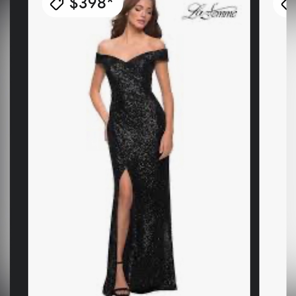 Black Sparkly Long dress ( worn once )